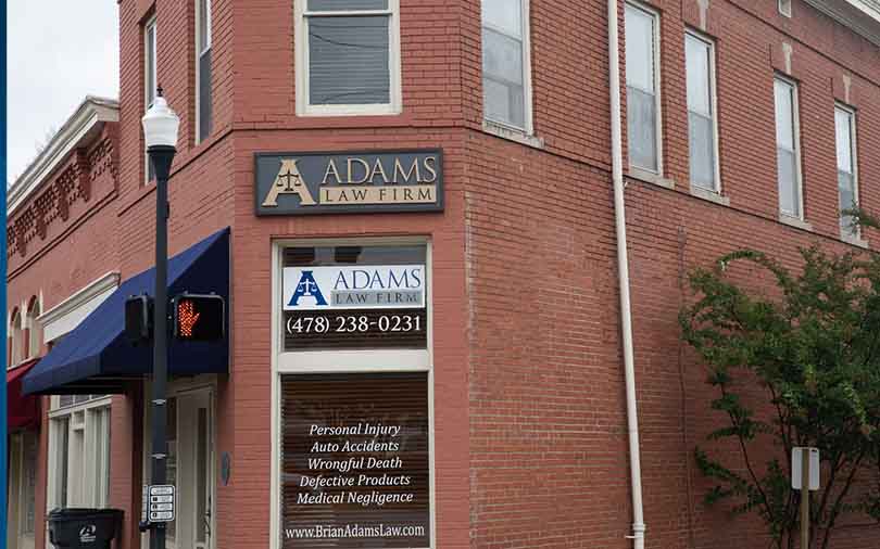Adams Law Firm exterior sign